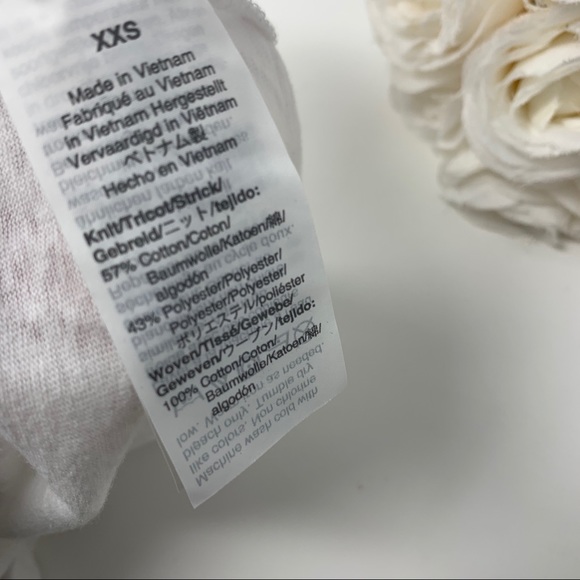 J Crew Red Striped Bibe Front Blouse - Picture 7 of 9